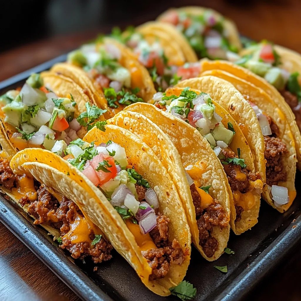 Oven-Baked Cheesy Tacos: An Amazing Ultimate Recipe for 5