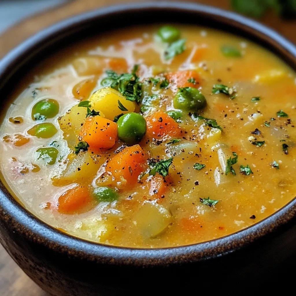Veggie Pot Pie Soup