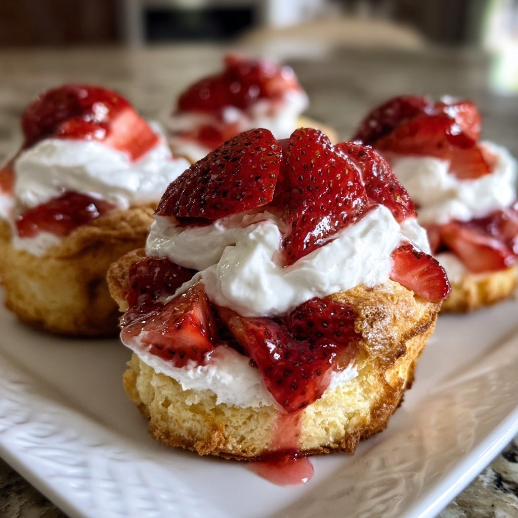Mini Strawberry Shortcake Cups