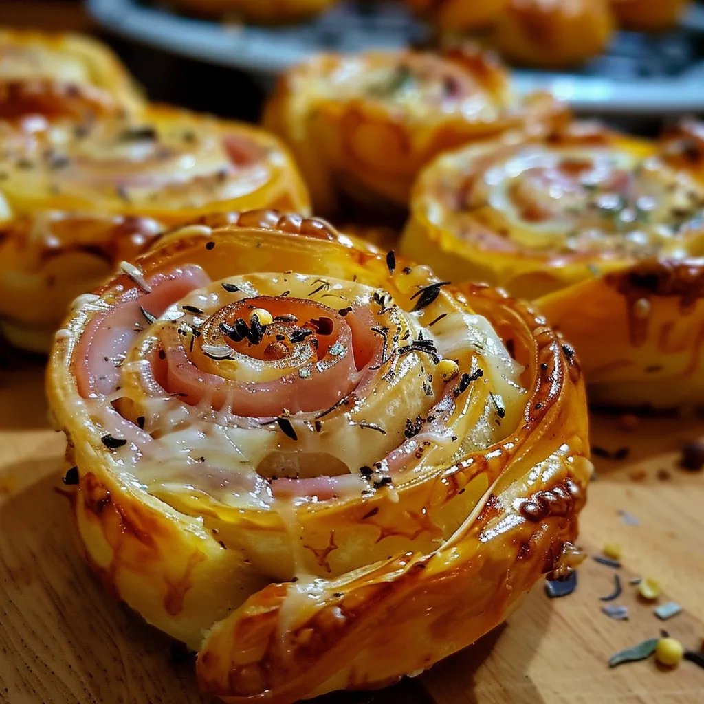 Ham and Cheese Pinwheels