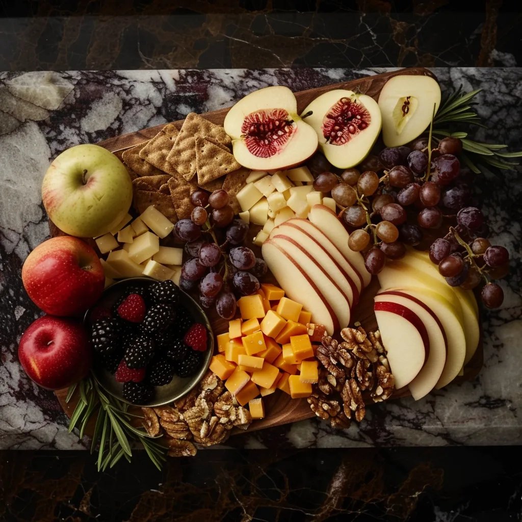 Apple Cheddar Harvest Board