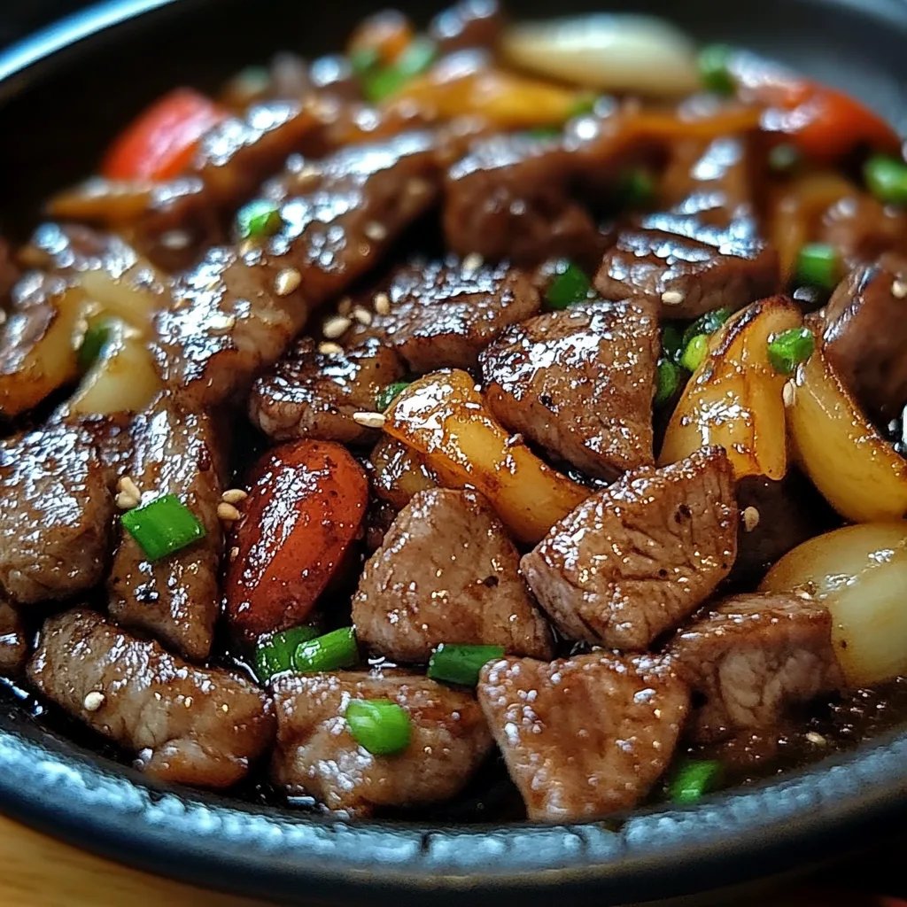 Sizzling Chinese Pepper Steak w/ Onions: An Amazing Ultimate Recipe