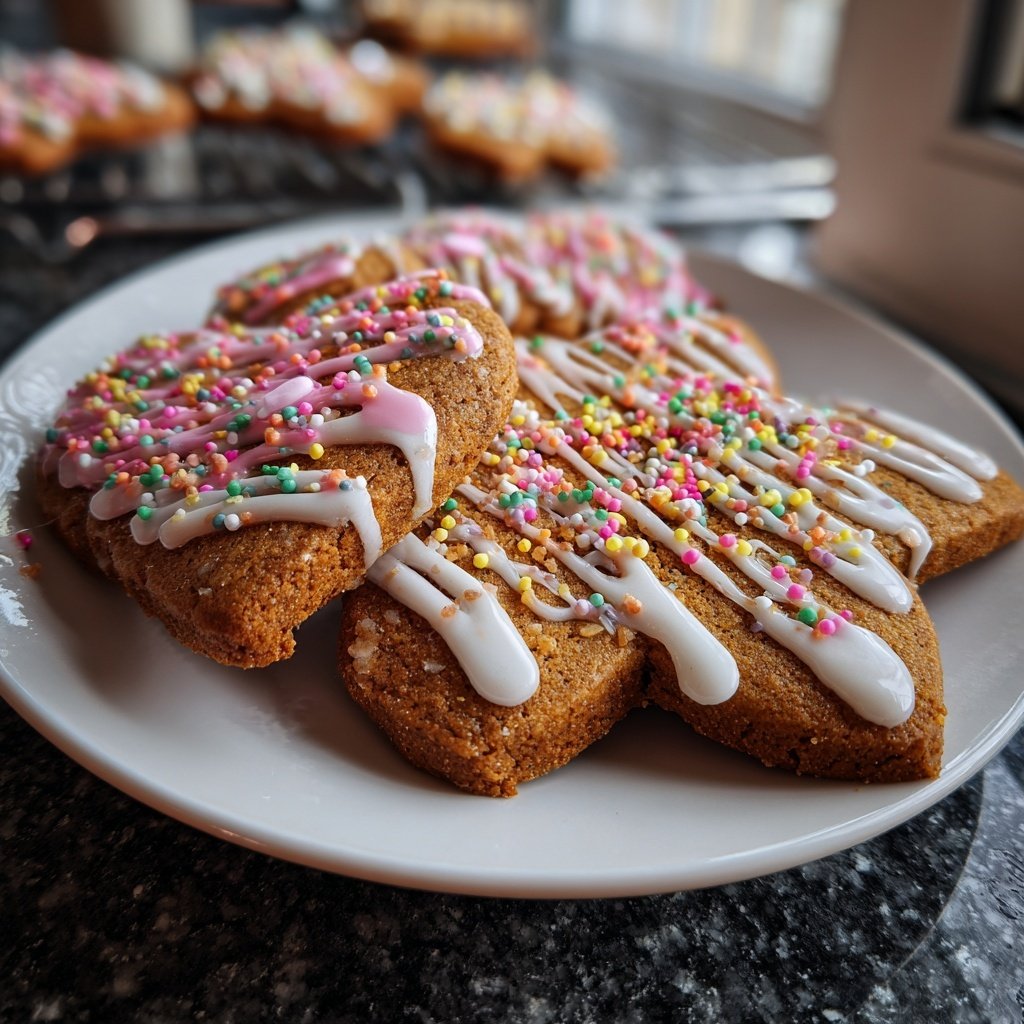 Gingerbread Cookies with Icing Details