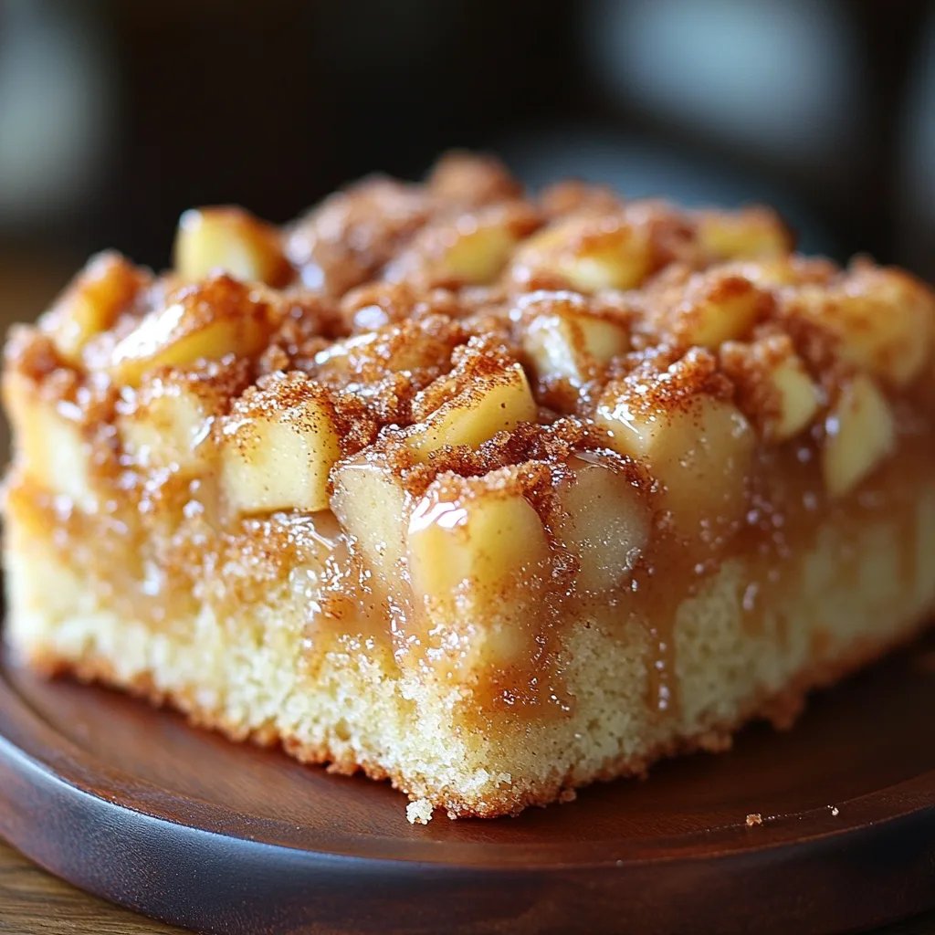 Apple Crumb Cake w/ Cinnamon Apple Drizzle: An Incredible 5-Step Recipe