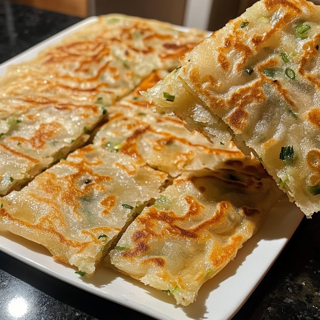 Crispy Chinese Scallion Pancakes