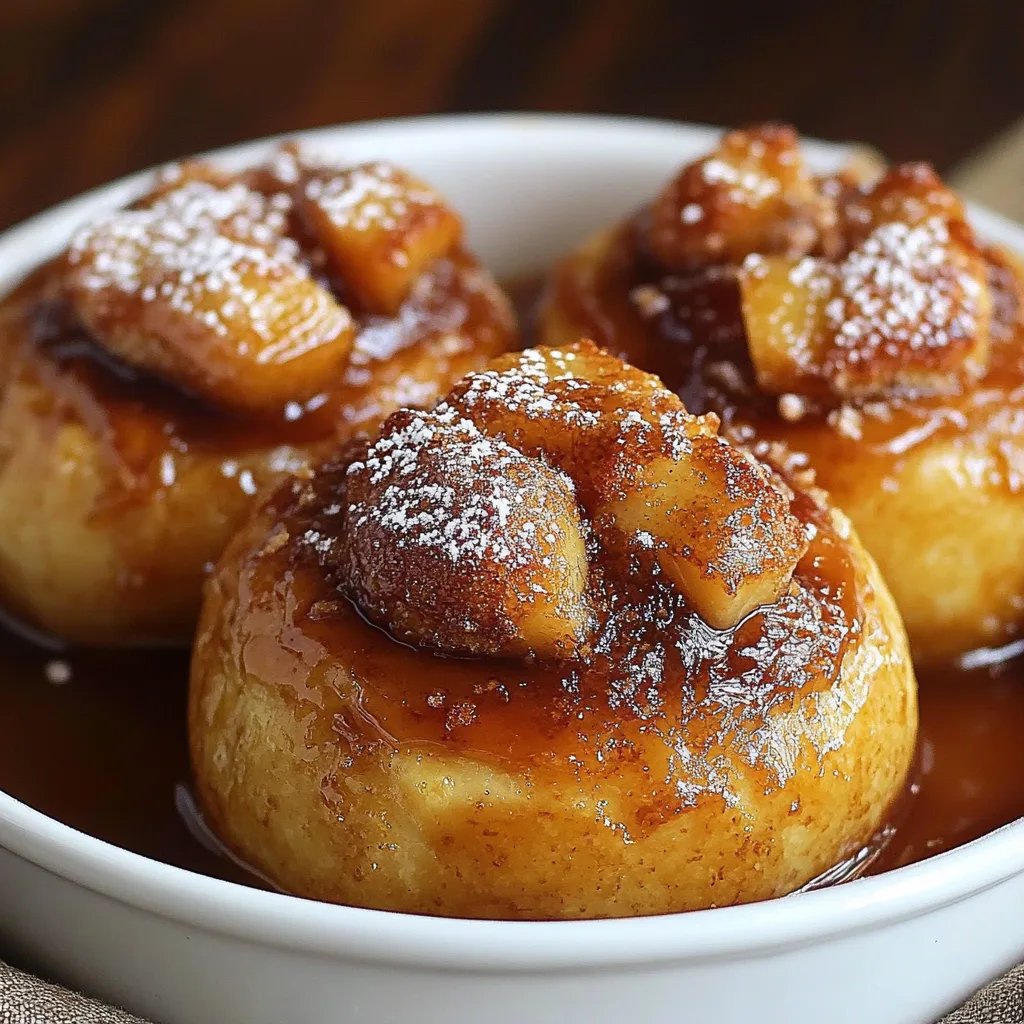 Simple Caramel Apple Pie Bombs