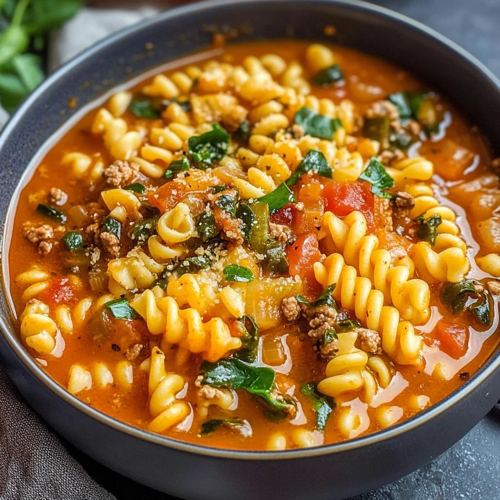 Vegan Lasagna Soup