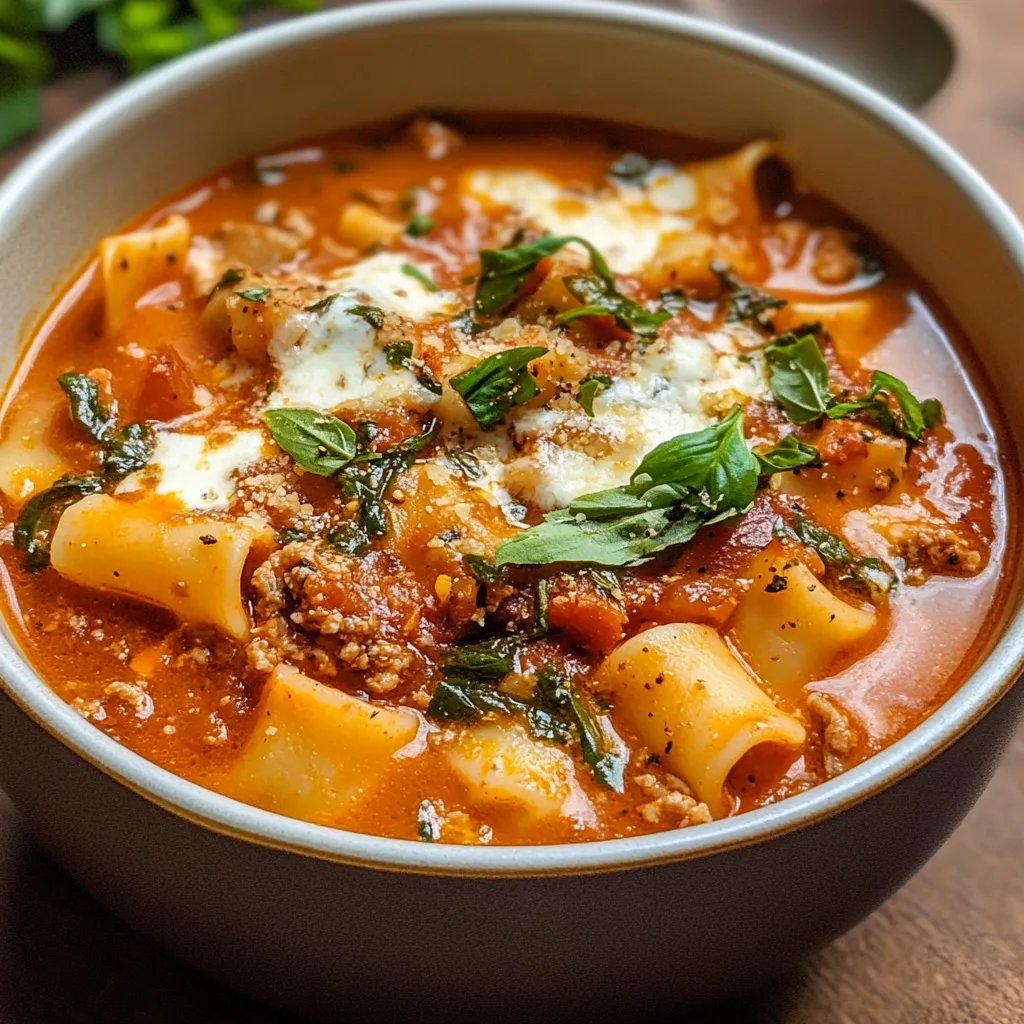 Lasagna Soup