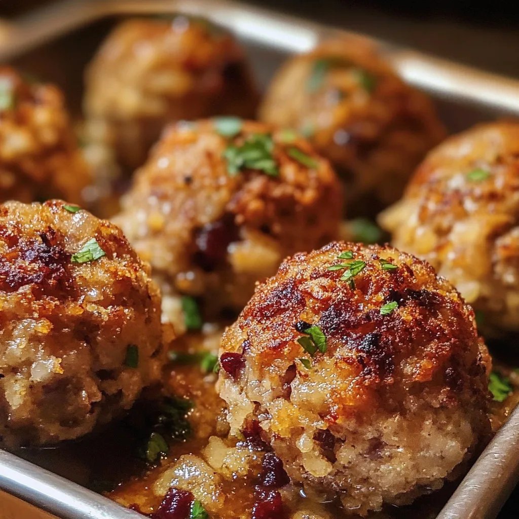 Thanksgiving Stuffing Balls