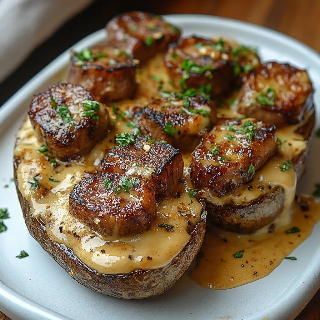 Loaded Baked Potato w/ Steak Bites: An Incredible Ultimate Recipe