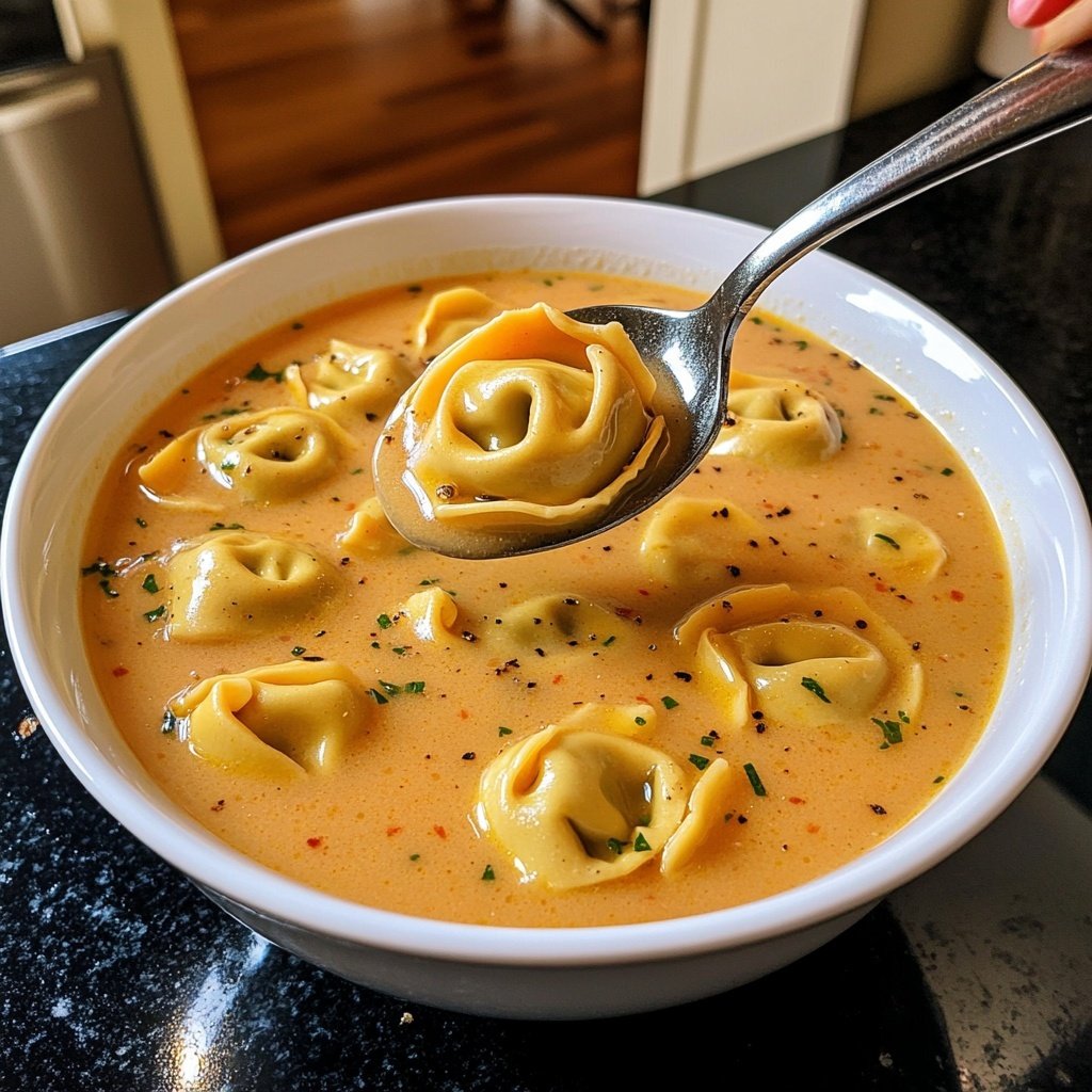 Creamy Tortellini Soup
