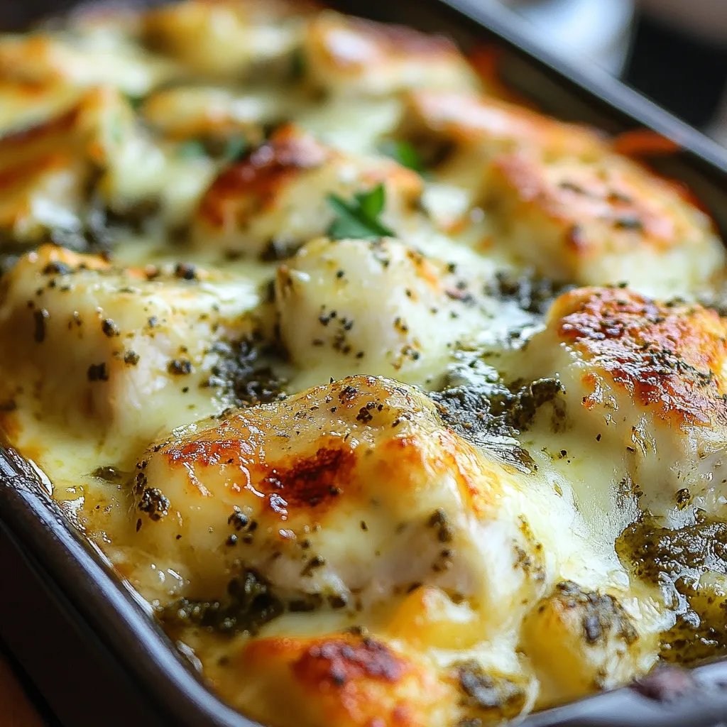 Cheesy Pesto Baked Chicken: An Amazing Ultimate Recipe