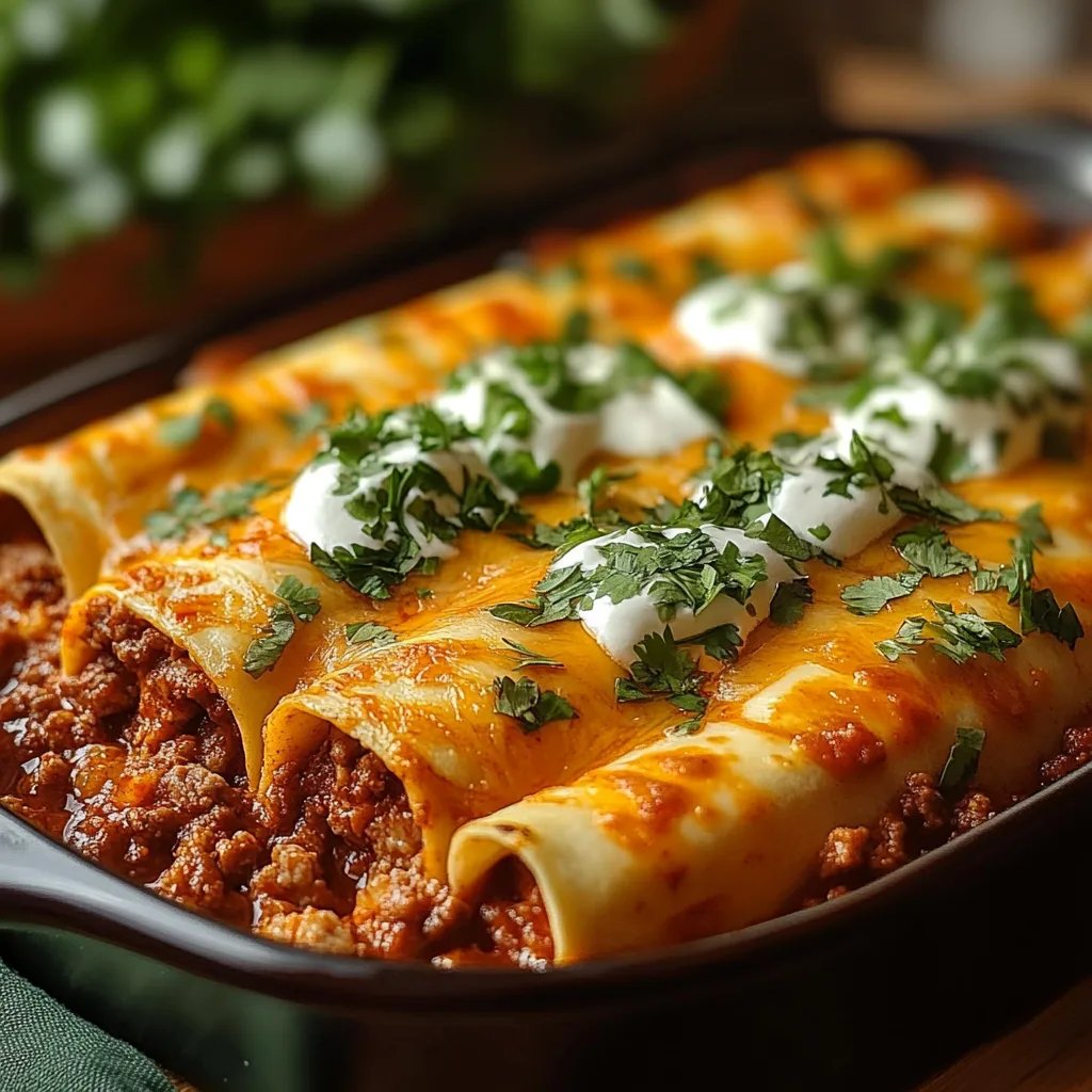 Easy Cheesy Ground Beef Enchiladas: An Incredible Ultimate Recipe