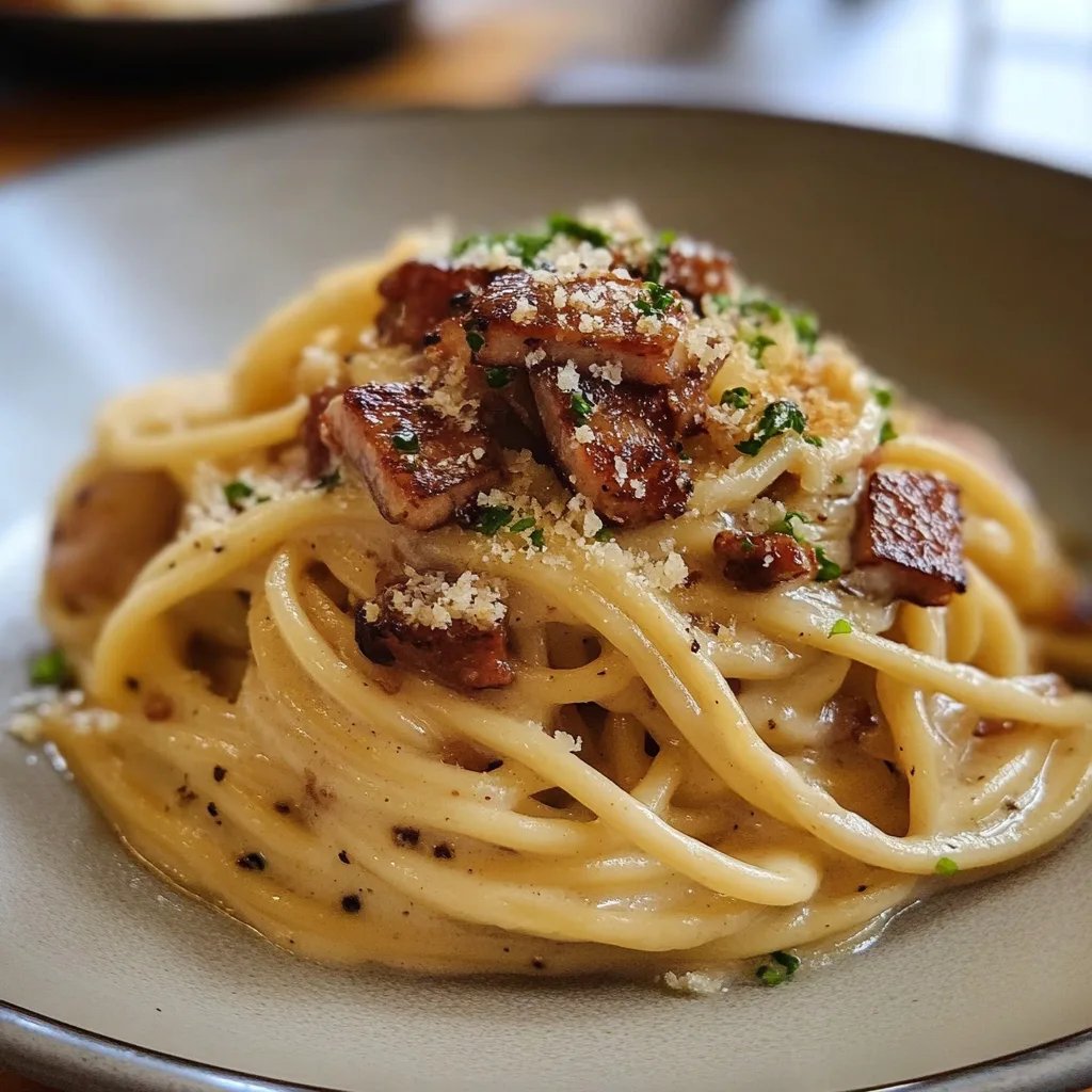 Japanese-Style Miso Carbonara