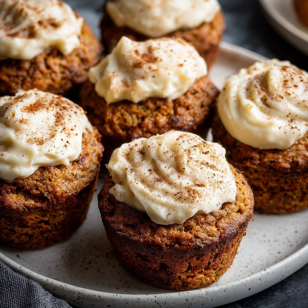 Zucchini Carrot Spice Cupcakes