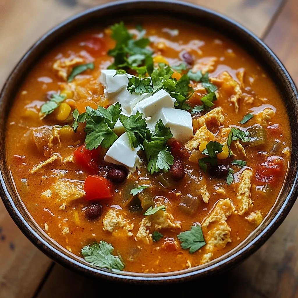 Chicken Enchilada Soup