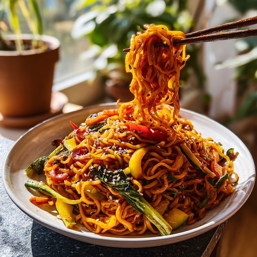 Gochujang Noodles Spicy Sweet