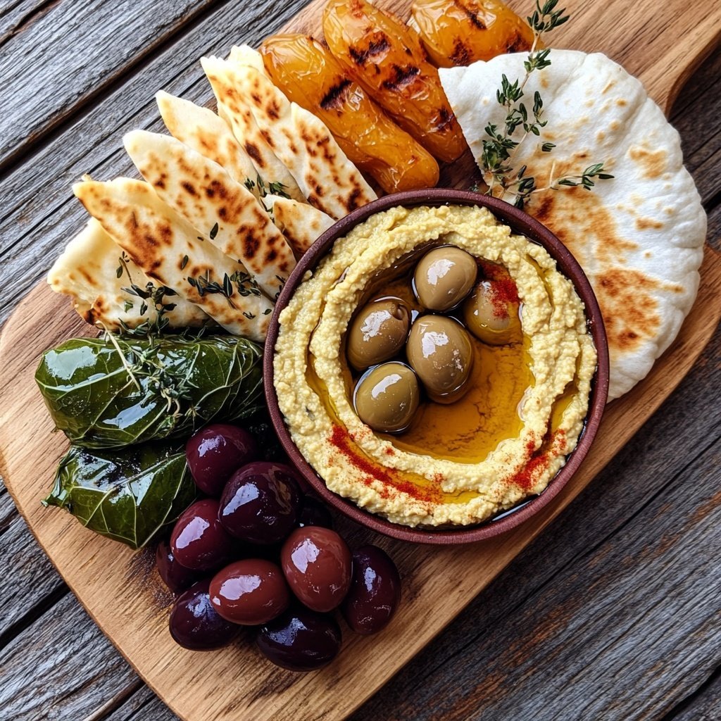 Mediterranean Mezze Tapas Platter