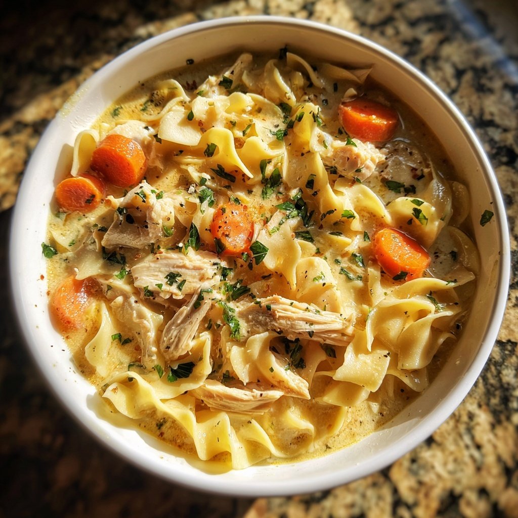 Easy Chicken and Noodles in One Pot