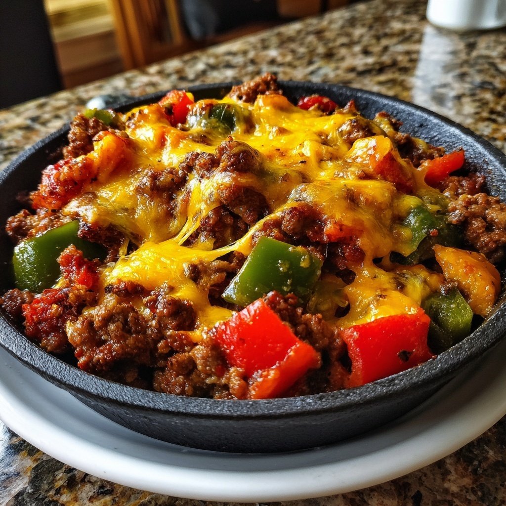 Beef Taco Skillet One Pan