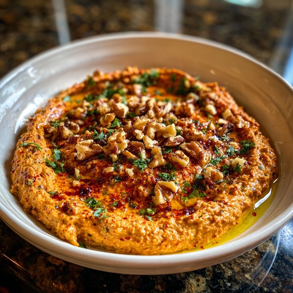 Muhammara Roasted Pepper Dip