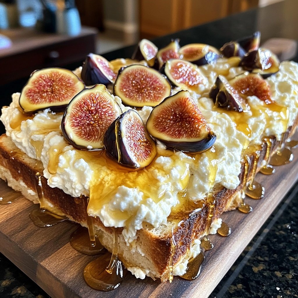 Whipped Ricotta Honey Toast Recipe