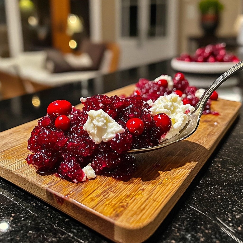 Five-Spice Cranberry Relish with Goat Cheese