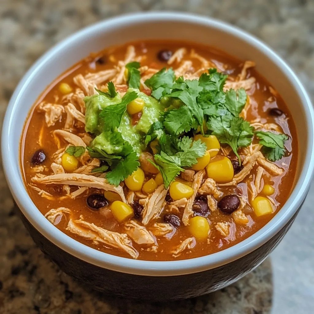 Easy Chicken Taco Soup