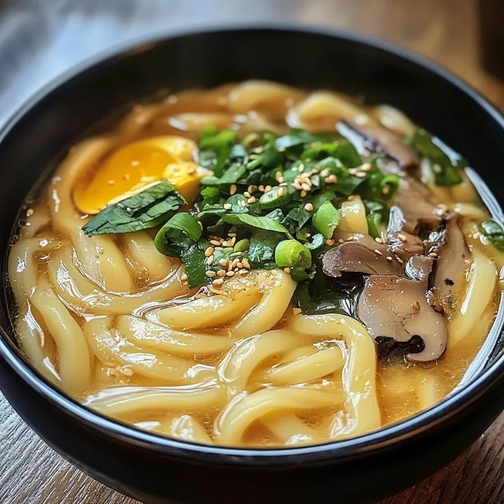 Quick One Pot Miso Udon