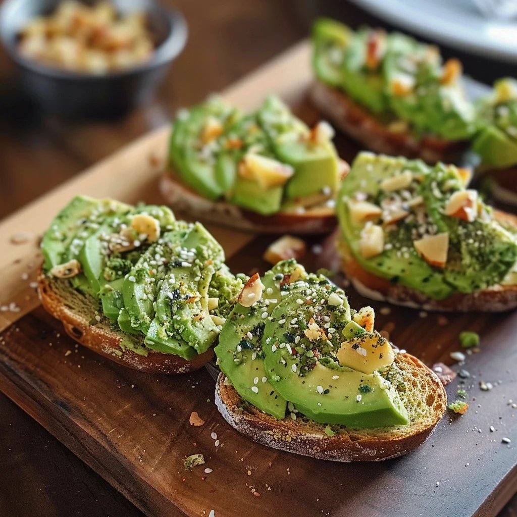 Miniature Avocado Toasts