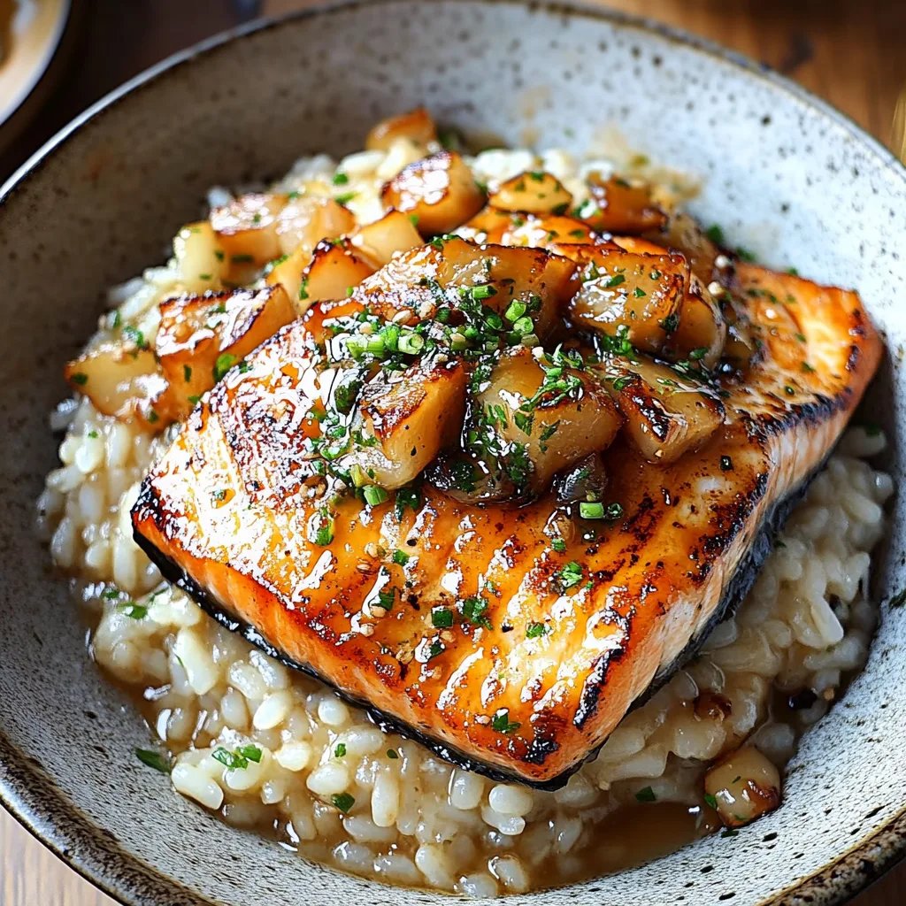 Japanese Style Risotto w/ Seared Salmon: An Amazing Ultimate Recipe