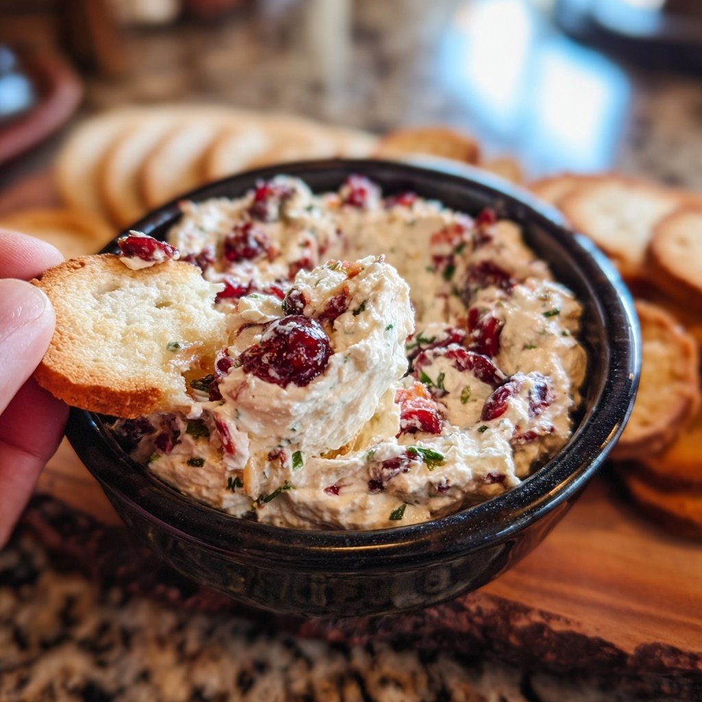 Cranberry Jalapeño Cream Cheese Dip