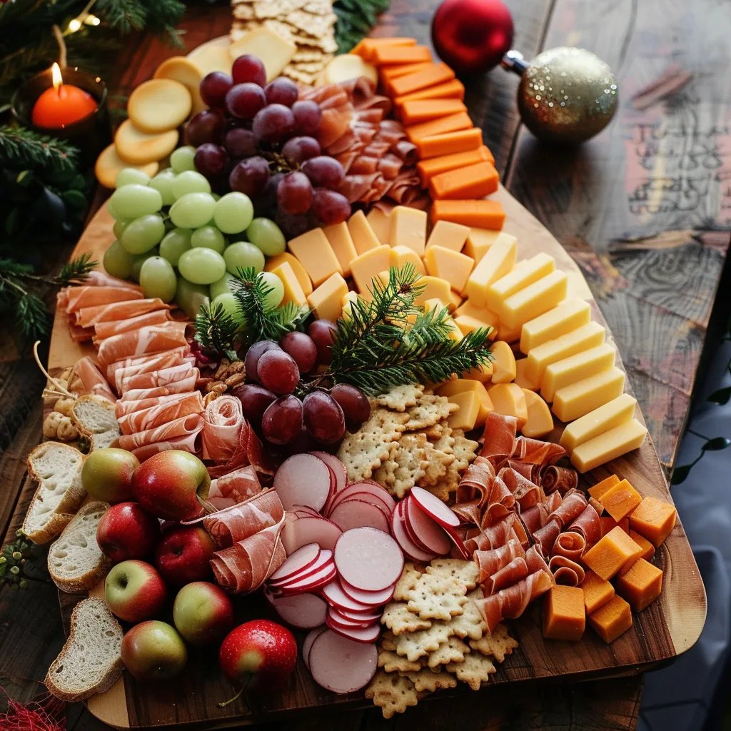 Christmas Tree Shaped Charcuterie