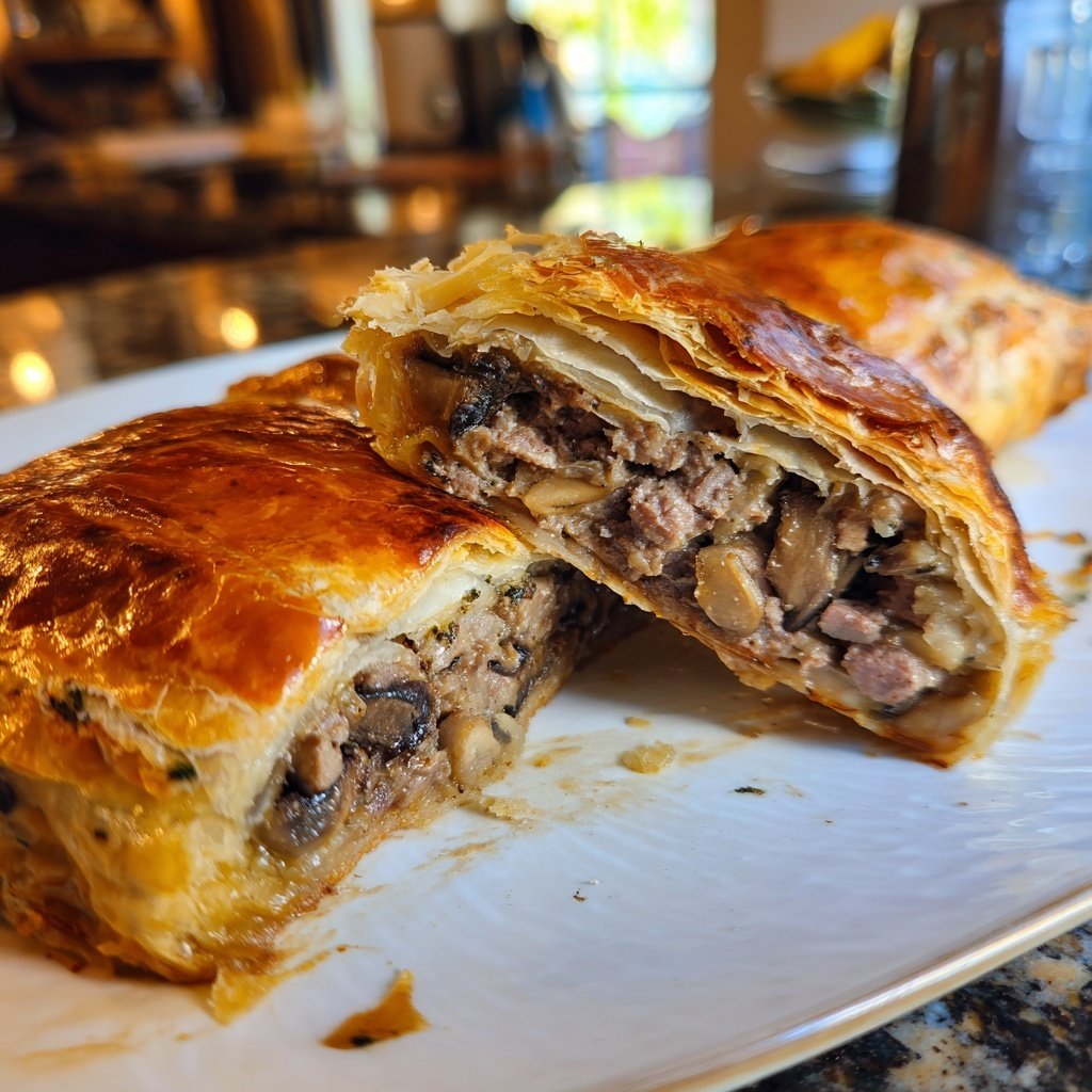 Mini Beef Wellington with Mushrooms