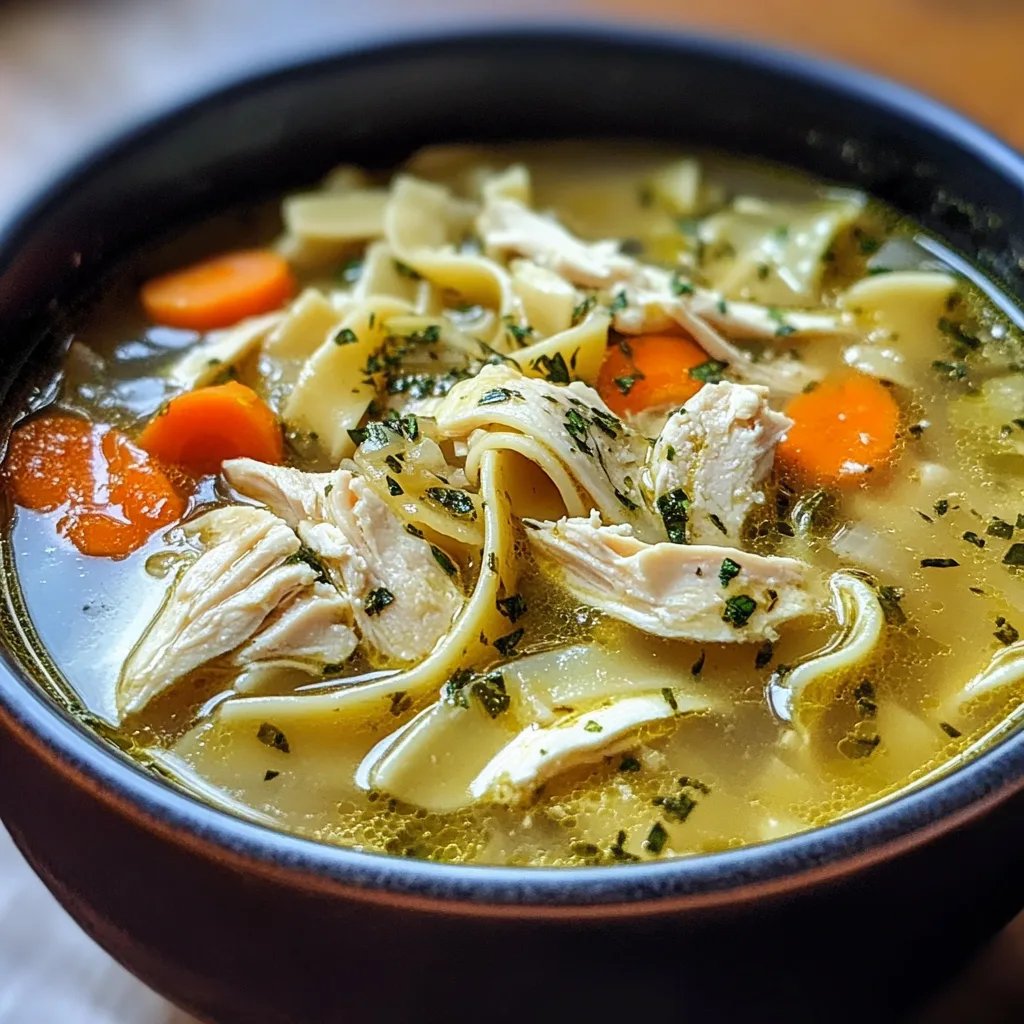 Literally the Best Chicken Noodle Soup