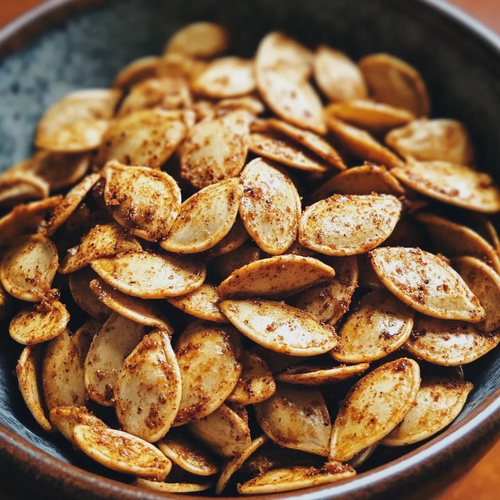Caramelized Spicy Pumpkin Seeds