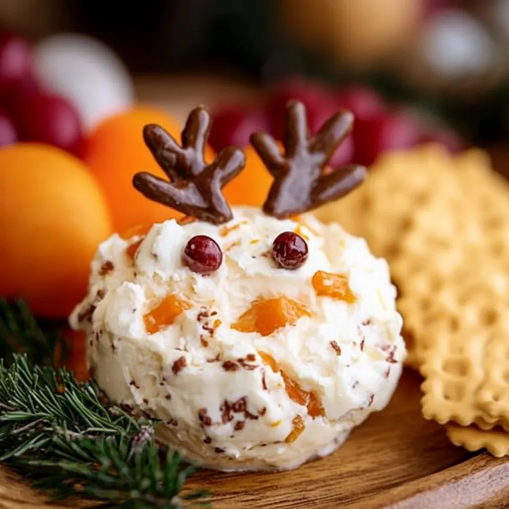 Reindeer Cheese Ball Appetizer