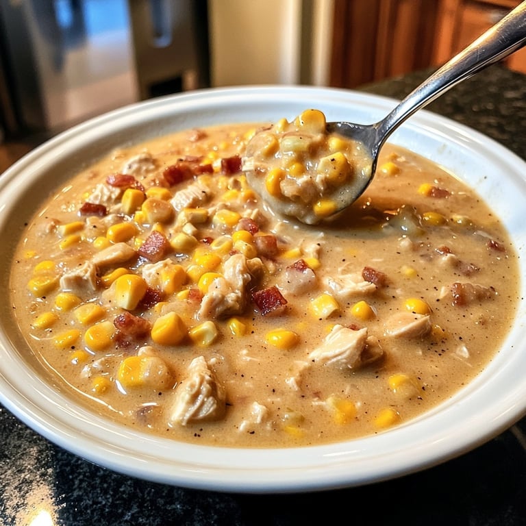 Crockpot Chicken Corn Chowder