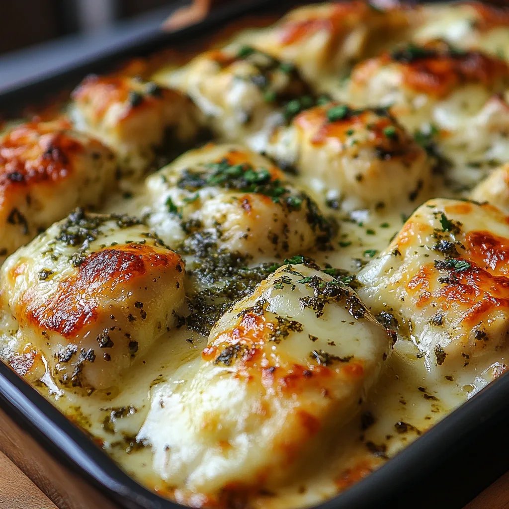 Cheesy Pesto Baked Chicken: An Amazing Ultimate Recipe