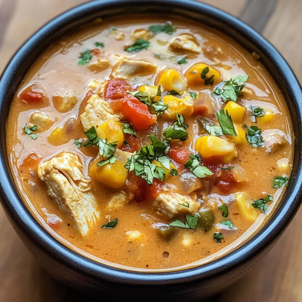 Creamy Chicken Taco Soup