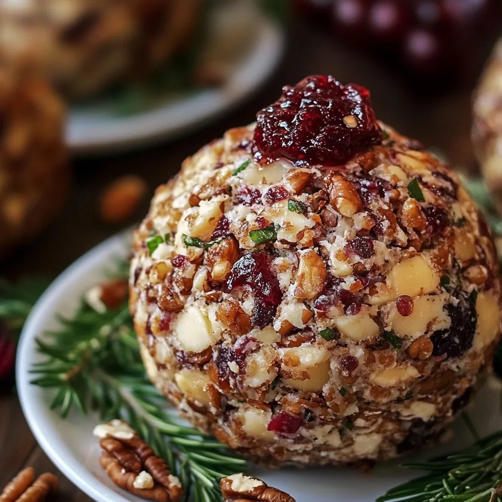 Cranberry Pecan Cheese Ball