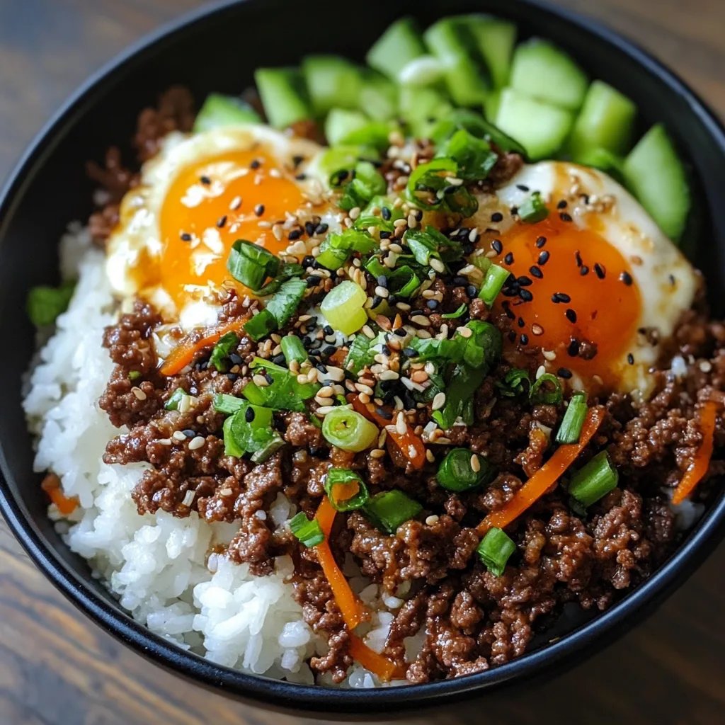 Quick & Easy Korean Ground Beef Bowl: An Amazing Ultimate Recipe