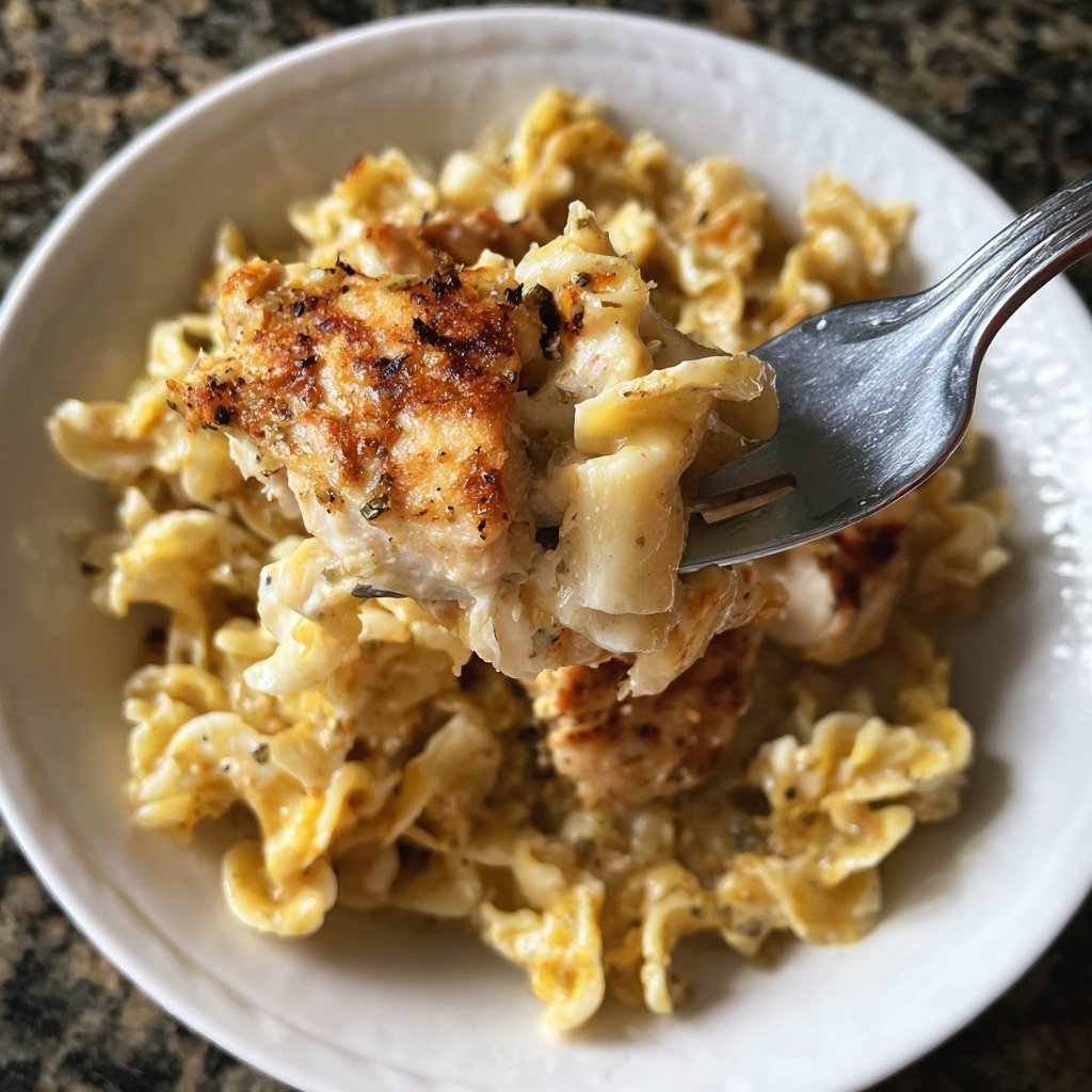 Chicken with Buttered Noodles