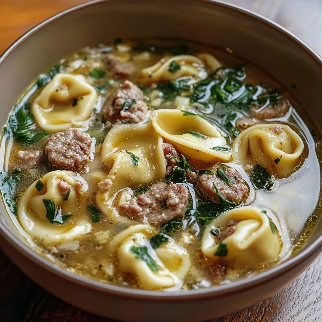 Autumn Tortellini Soup w/ Sausage: An Incredible Ultimate Recipe