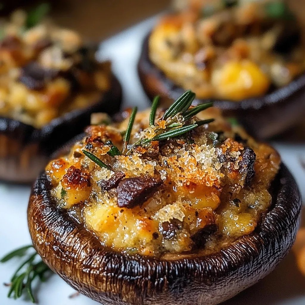Autumn Harvest Stuffed Portobello Mushrooms