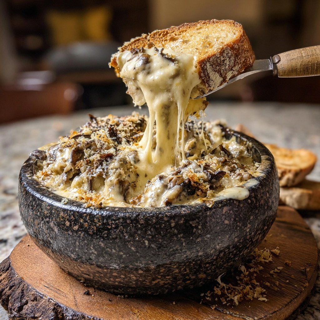 Exquisite Wild Mushroom Fondue