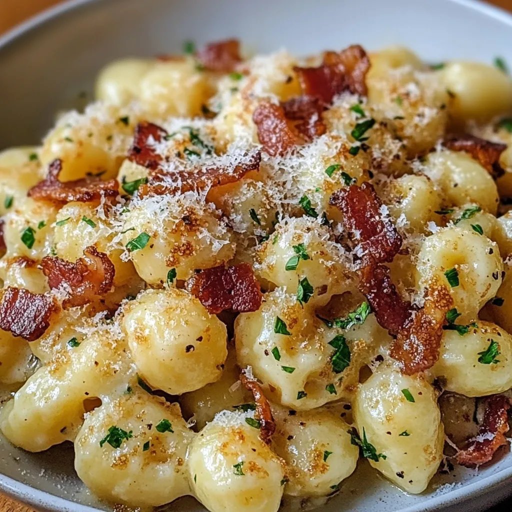 Gnocchi Carbonara w/ Bacon: An Amazing Ultimate Recipe