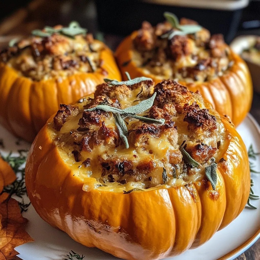 Stuffed Mini Pumpkins