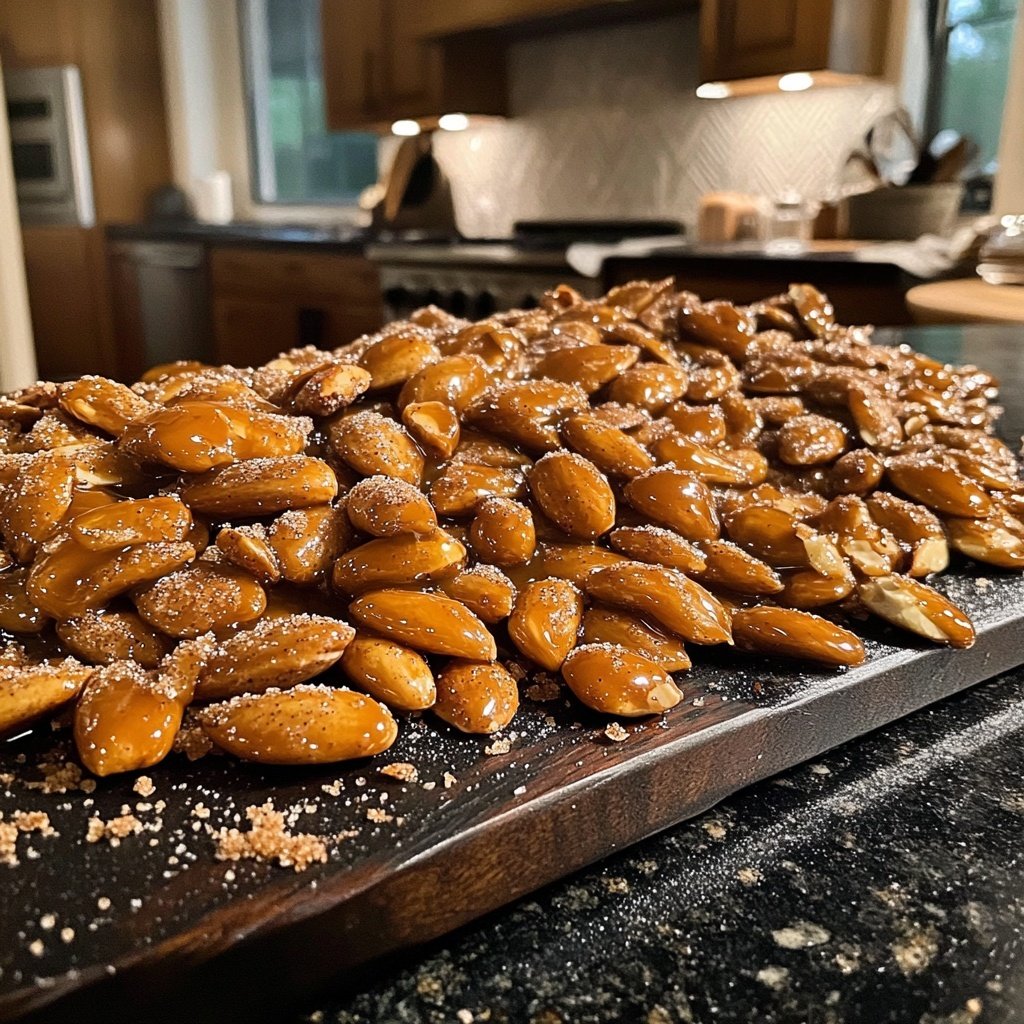 Caramelized Cinnamon Sugar Almonds