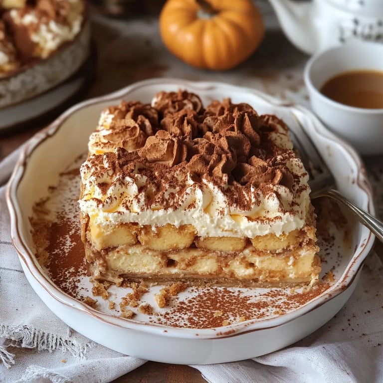 Creamy Pumpkin Tiramisu